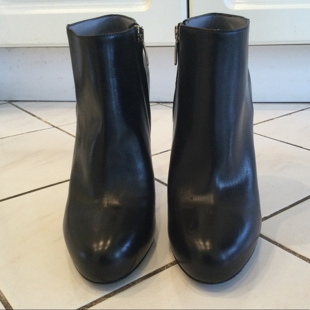 SERGIO ROSSI Platform Ankle Booties Size 37.5 - Picture 2 of 5